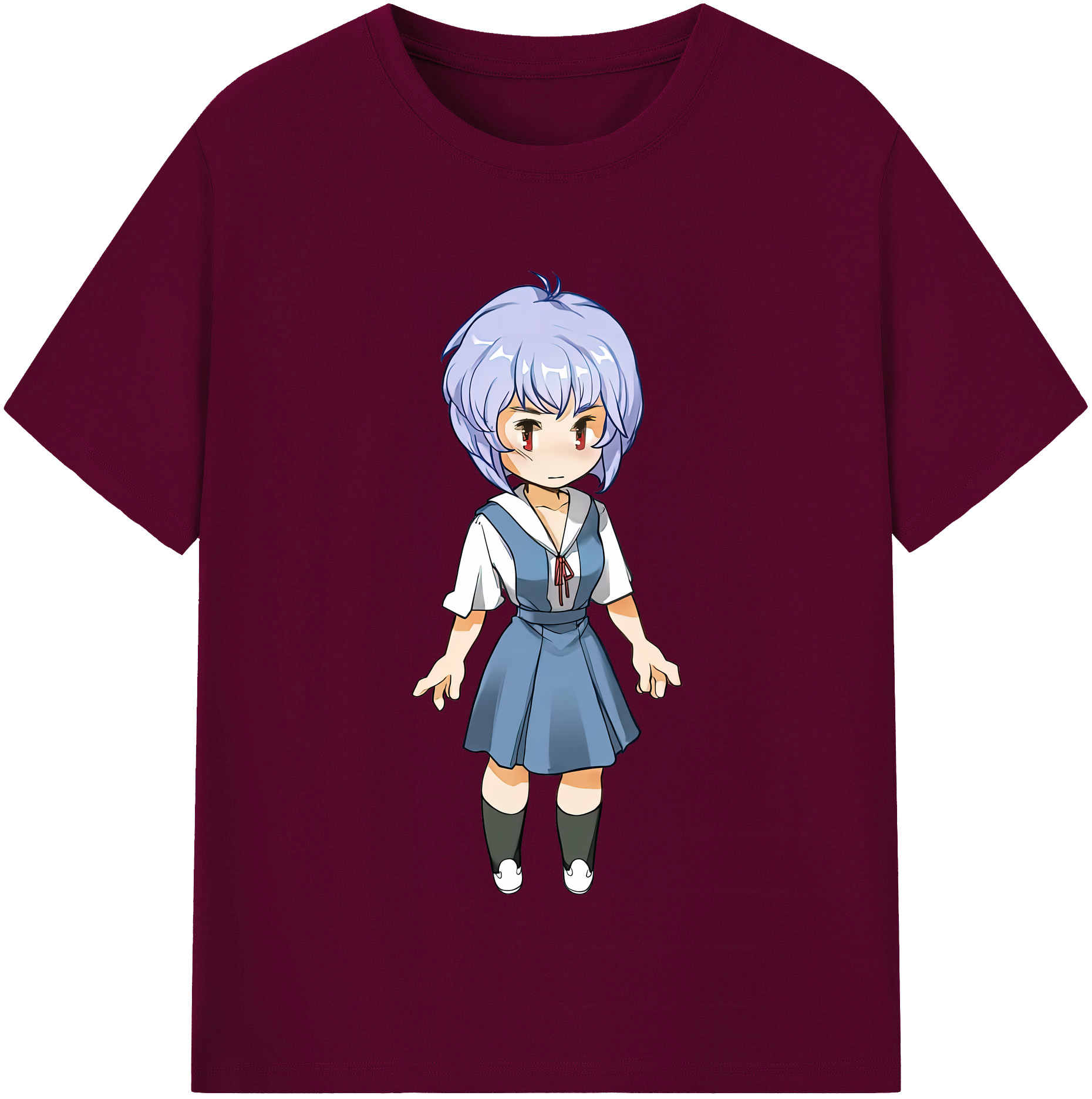 （画像用） EVA 新世紀エヴァンゲリオン レディースカジュアルプリントTシャツ（綿100％）